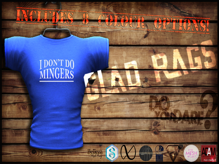 **Oo..Glad Rags..oO** Male Mingers Tee (wear & click)