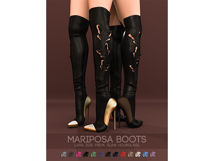 Pure Poison - Mariposa Boots [BOXED]