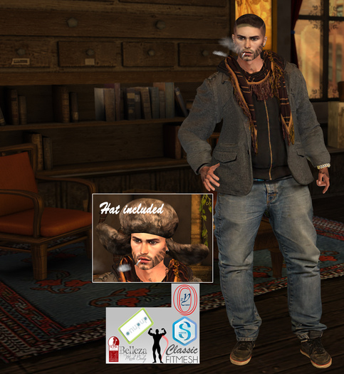 .::MiRRoR::.Hooded Jacket Jeans Outfit   1 (Boxed)