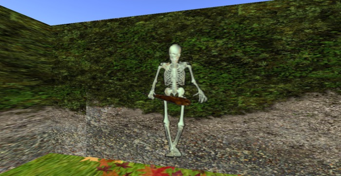 Halloween skeleton animate