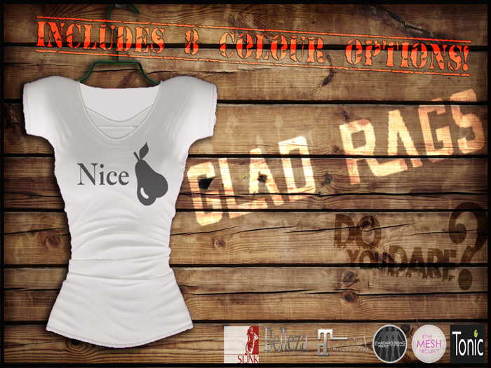**Oo..Glad Rags..oO** Female Nice Pear Tee (wear & click)