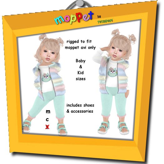 Moppet Pastel Puff Set
