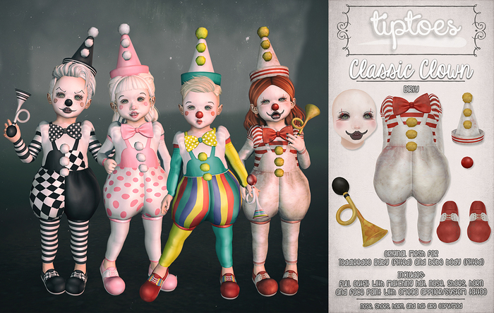 . tiptoes - Classic Clown - Dirty