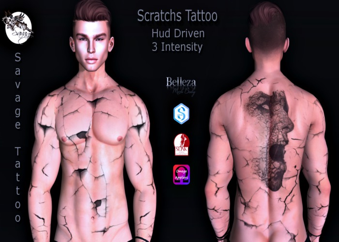 Savage - Scratchs Tattoo - Rezz