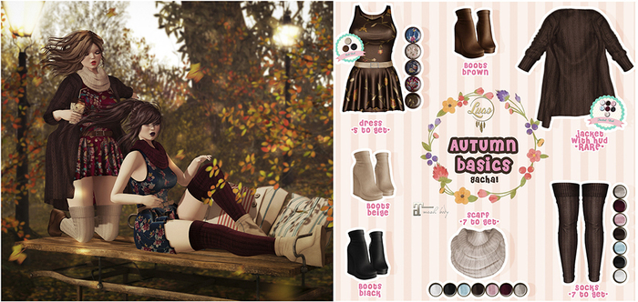 Luas Autumn Basics - Socks Sky