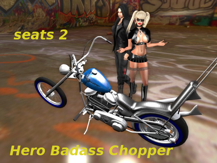 HERO BADASS Chopper no 21 UPDATE 2023 101 Colors... w;helmets