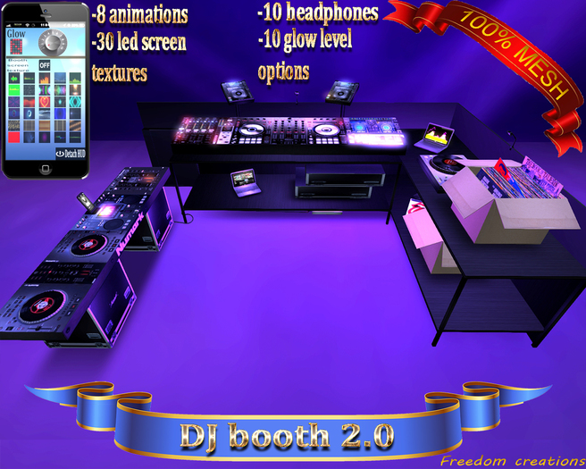DJ booth 2.0-Freedom creations