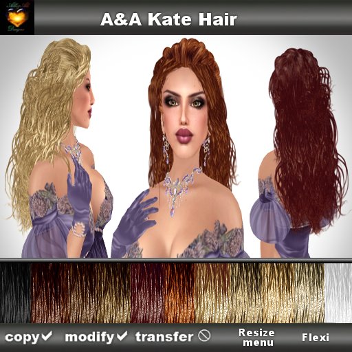 A&A Kate Hair 11 Colors Value Pack