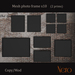 Photo frame black wood mp 1024