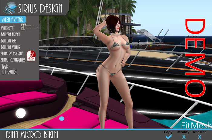 Sirius Design Dina Micro Bikini Boxed ==DEMO