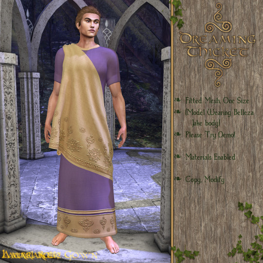 Dreaming Thicket - Laurel Robe - Goldenrod