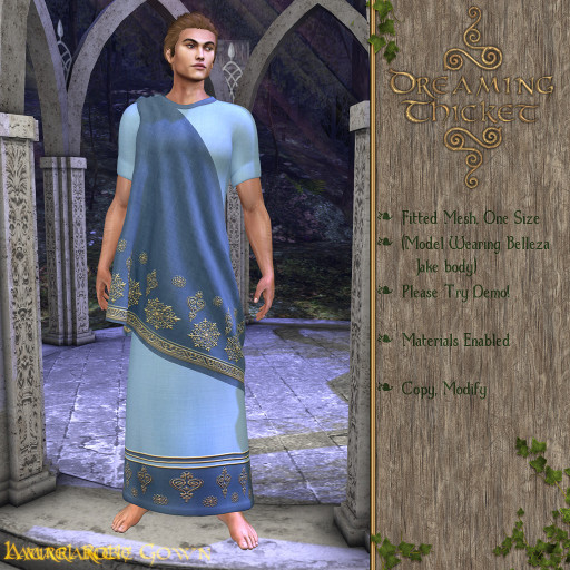 Dreaming Thicket - Laurel Robe - Gentian