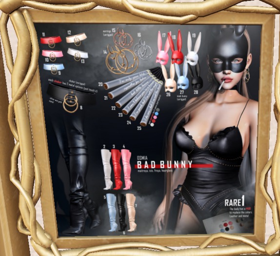 OSMIA - Bad Bunny - Mask.Bunny - Red