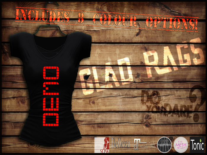 **Oo..Glad Rags..oO** Female Demo Tee (wear & click)