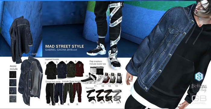 1.::GB:: Jeans jacket one shoulder RARE