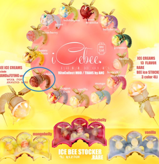 {anc} ICEBEE honey&bubblegum