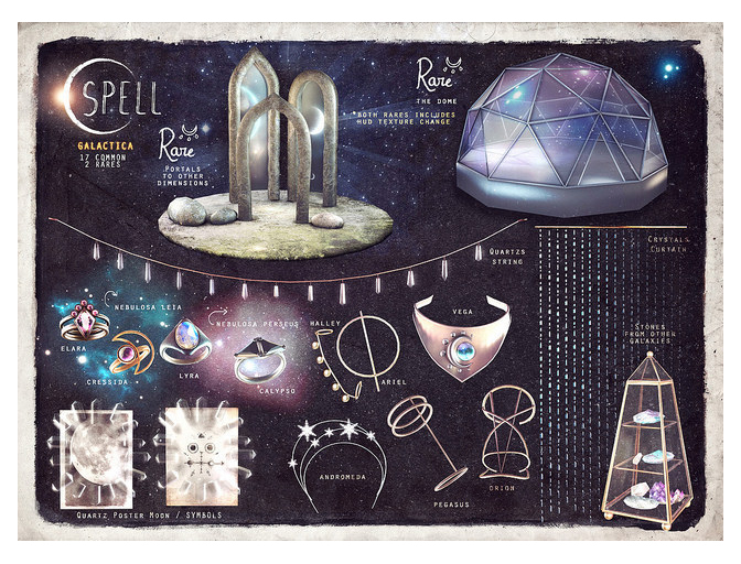 SPELL :  GALACTICA : Halley Earring Cuf (Boxed)