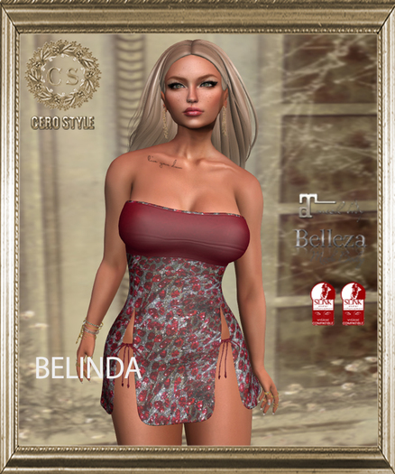 CERO STYLE Belinda Dress Red