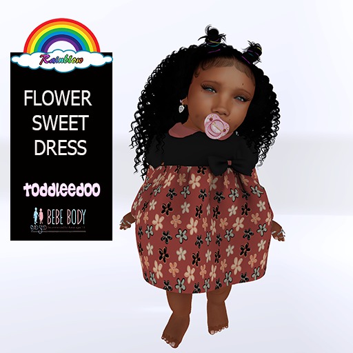 FLOWER SWEET - PuffSleeveDress  (WEAR)