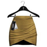 Emery Khloe Wrap Skirt Gold