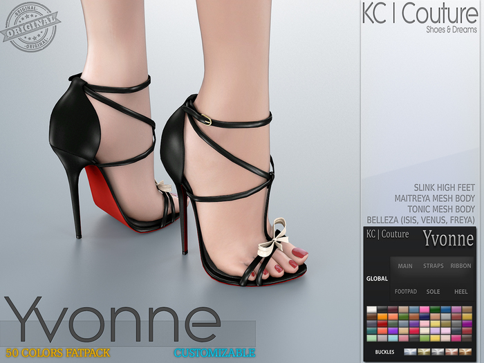 -KC- YVONNE HEELS / MAITREYA SLINK BELLEZA TONIC