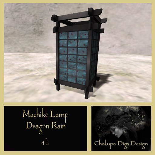Machiko Lamp Dragon Rain