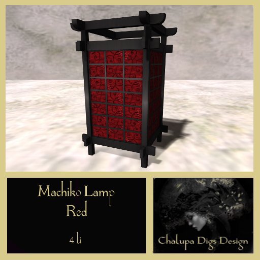 Machiko Lamp Red