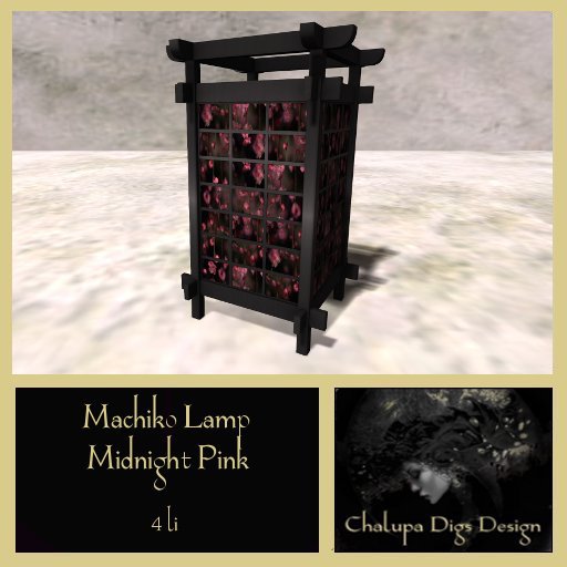 Machiko Lamp Midnight Pink 