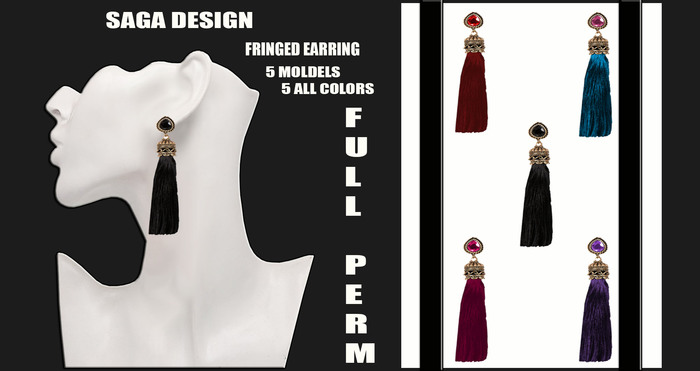 SaGa Design FULL PERM Earring 5 Models 4