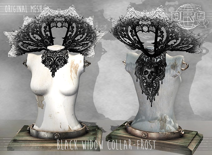 -DRD- Black Widow Collar - Frost (add)