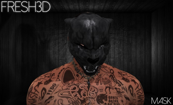 Fresh3D Panther Mask