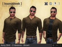 Army Shirt - Brown