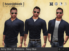 Army Shirt - Navy Blue
