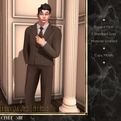 Maraschino - Clyde Suit - Brown
