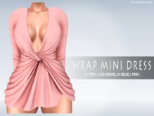 iS Wrap Mini Dress BLUSH