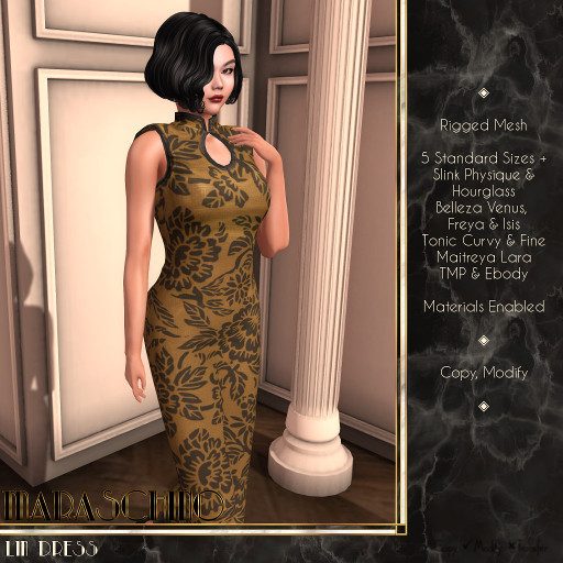 Maraschino - Lin Dress - Gold