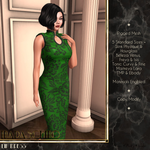 Maraschino - Lin Dress - Jade