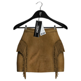 Emery Domenica Suede Skirt Chesnut