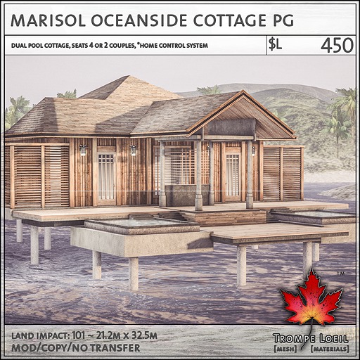 Trompe Loeil - Marisol Oceanside Cottage PG [mesh]