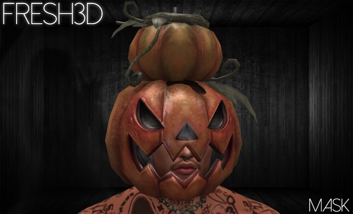 Fresh3D Pumpkin Mask