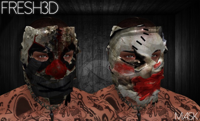 Fresh3D Clown Mask PACK 1