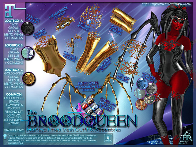 SG Broodqueen Piercings - COMMON - Sky