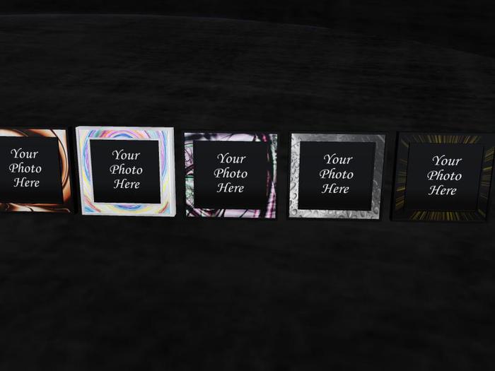 set of five picture frames 1