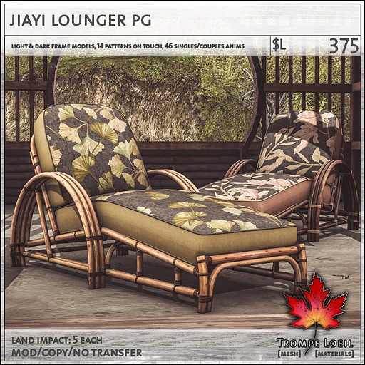 Trompe Loeil - Jiayi Lounger PG [mesh]