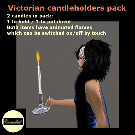 Victorian candleholders pack 