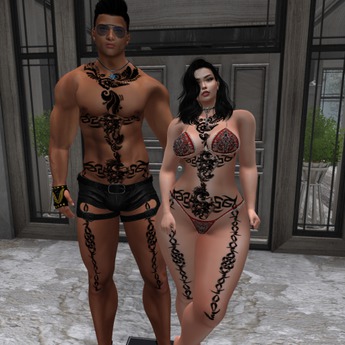 Second Life Marketplace - Dragon full body tattoo