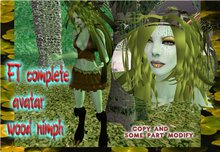 ~FT~ complete wood nymph avatar F (wear to unpack)
