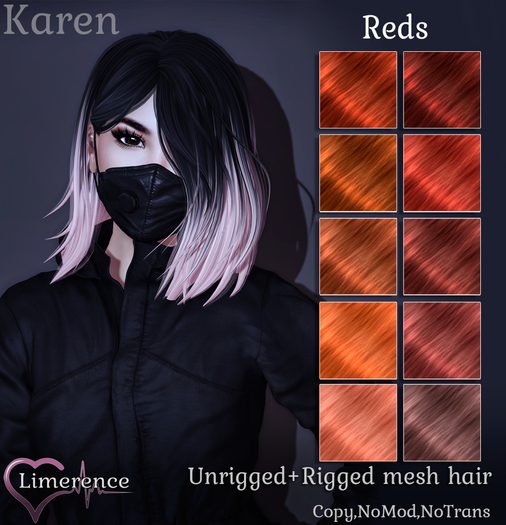 {Limerence} Karen hair-Reds
