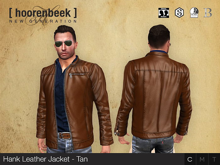 Hank Leather Jacket - Tan