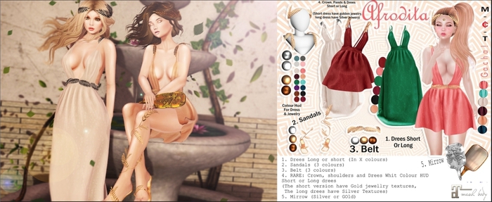 Afrodita 1 ShortGold RARE